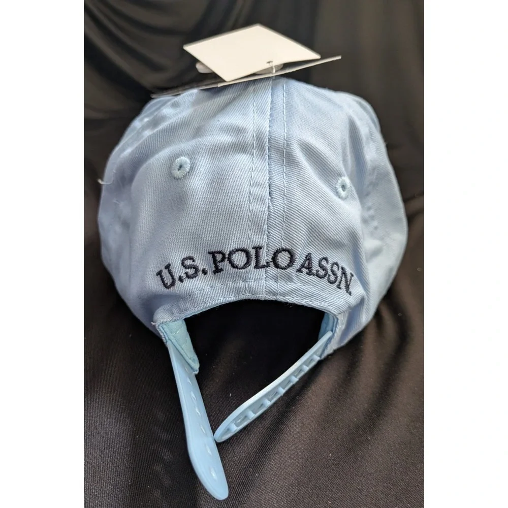 U.S. Polo Assn. Light Blue Baseball Cap Snapback One Size/All  Sports Casual Hat